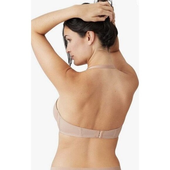 NWT Wacoal Women's Red Carpet Strapless Convertible Bra 32DD Beige - Picture 2 of 3